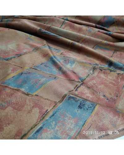 Baumwollsatin-Stoff Dis. Fliese 150 cm hoch