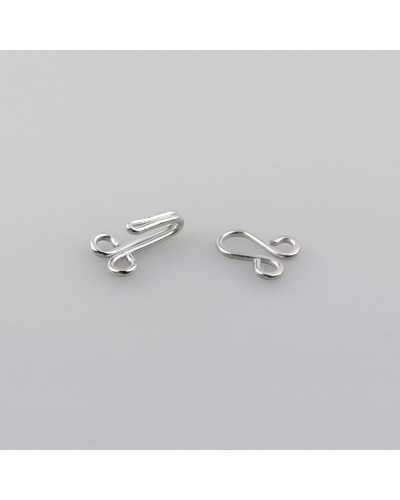 Ganchos grandes de metal de latón de 5 piezas Dimensiones: 20x12,8 mm