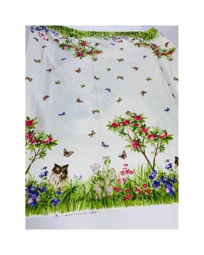 50 Cm Tablecloth Fabric Placed Dog Cat Side Border Bands High 150 Cm