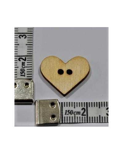 2 pcs boutons en bois laser diverses conceptions créatives