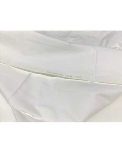50 cm reiner Baumwollstoff Makò Weißer Perkal, Höhe 90 cm