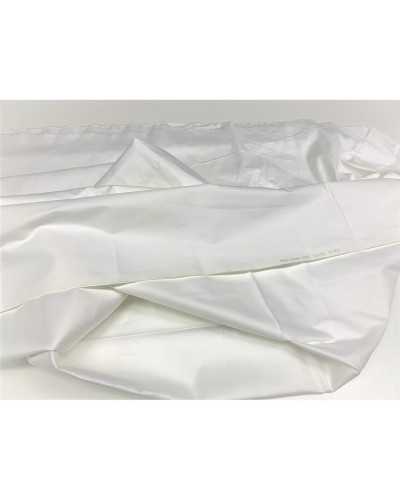50 Cm Pure Cotton Fabric Makò White Percale High 90 Cm