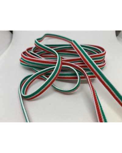 10 Mt dreifarbige elastische Besätze, hoch 7 mm