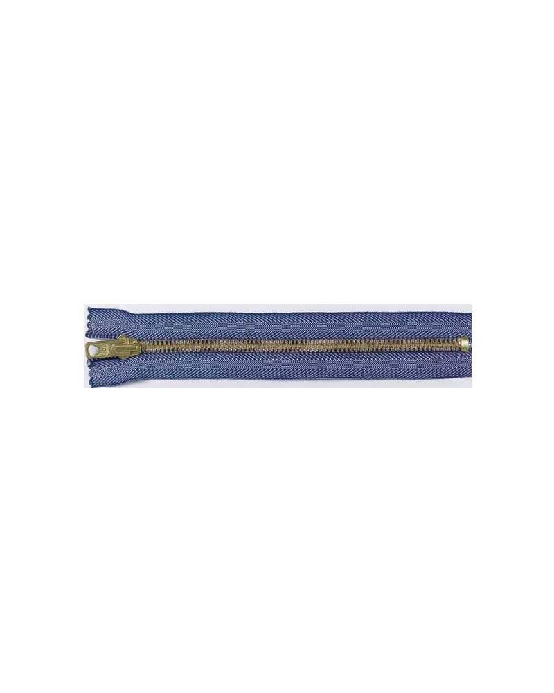 Zippers zip fasteners gold brass jeans 20 cm