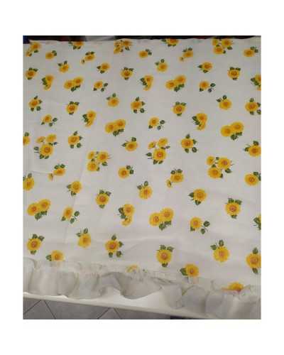 TISSU RIDEAU A VOLANTS 50 CM