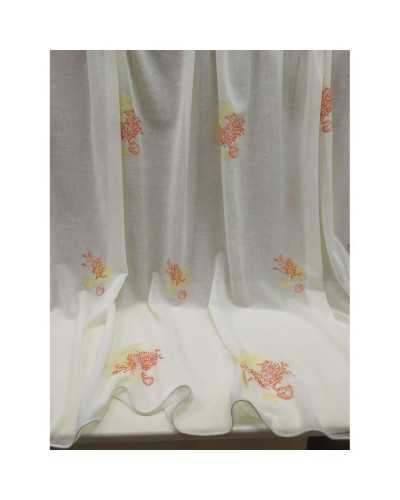 50 CM CURTAIN FABRIC 300 CM HIGH CORAL
