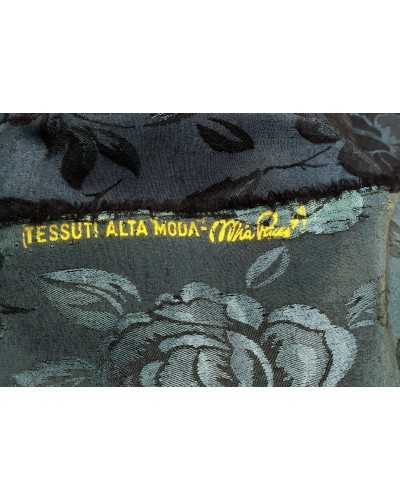 50 CM CADY SILK FABRIC JACQUARD FLOWER PUCCI WIDTH 150CM