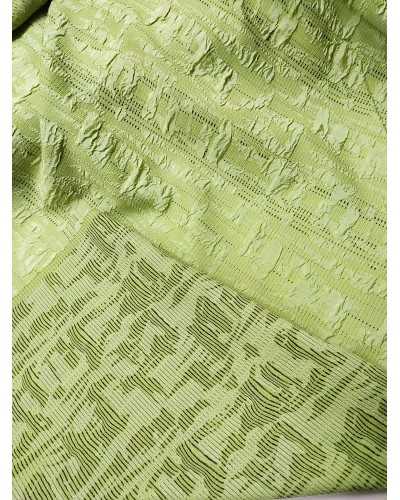 TISSU BROCART GAUFRÉ 50 CM DOUBLE FACE ABSTRAIT 150 CM DE HAUT