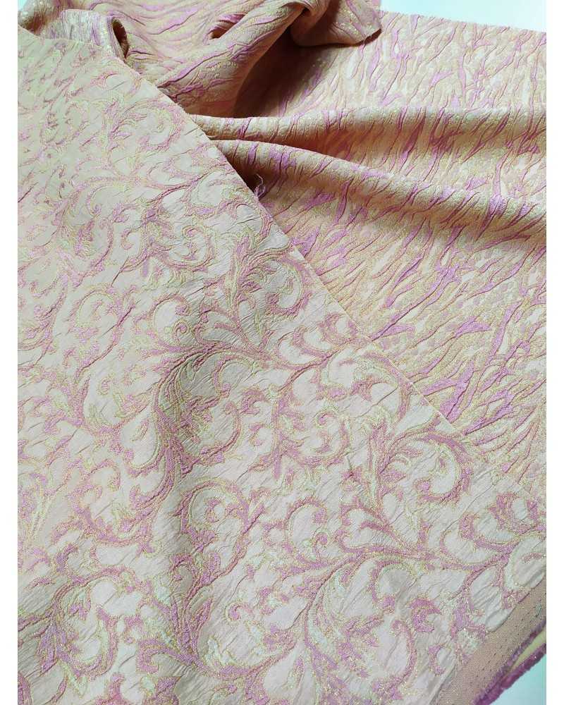 50 CM JACQUARD LUREX TEJIDO BROCADO ANCHO 150 CM