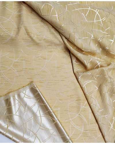 50 CM DOPPELSEITIGES JACQUARD-BETRIEBENES SEIDEN-CADY 150 CM HOCH