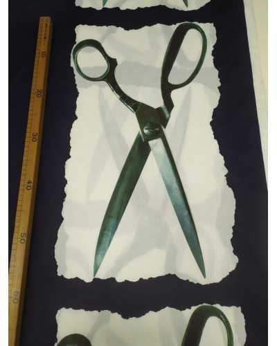 TIJERA PARA TEJIDO DE ALGODÓN ESTAMPADO GRANDE Y PEQUEÑO SASTRERÍA ALTO 150 CM