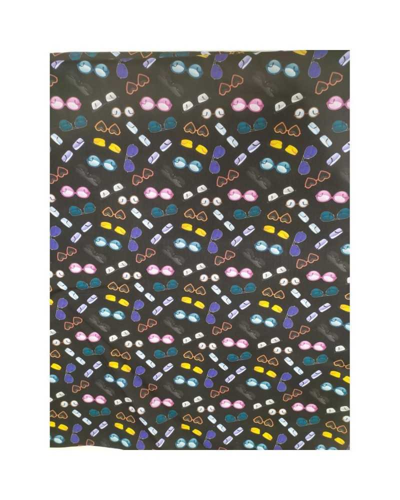 50 CM BAUMWOLLSTOFF MIT CRAFTS-DRUCK, 150 CM HOCH