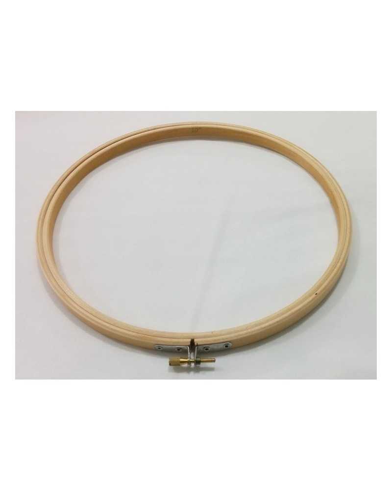 Circular wooden cross stitch frame for hand embroidery diameter 27