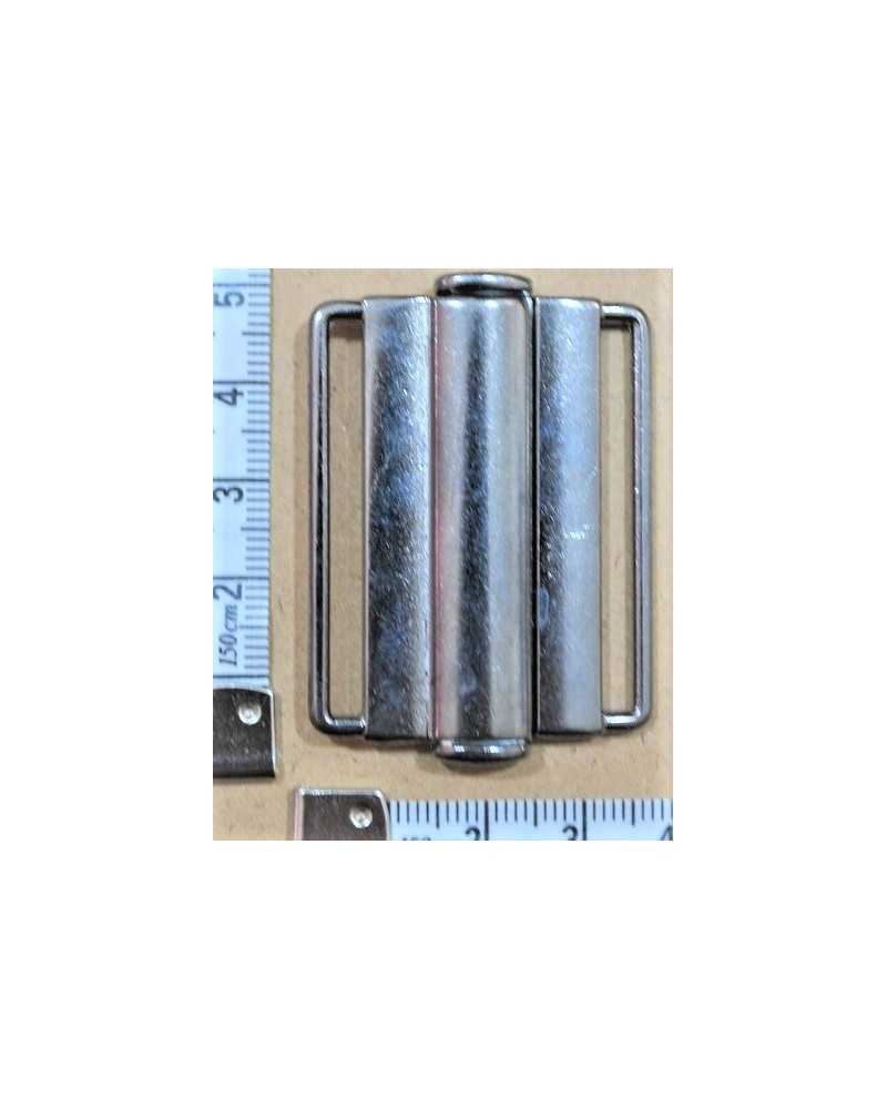 Metallschnallengürtel 5 x 4 cm in Silber oder Gold
