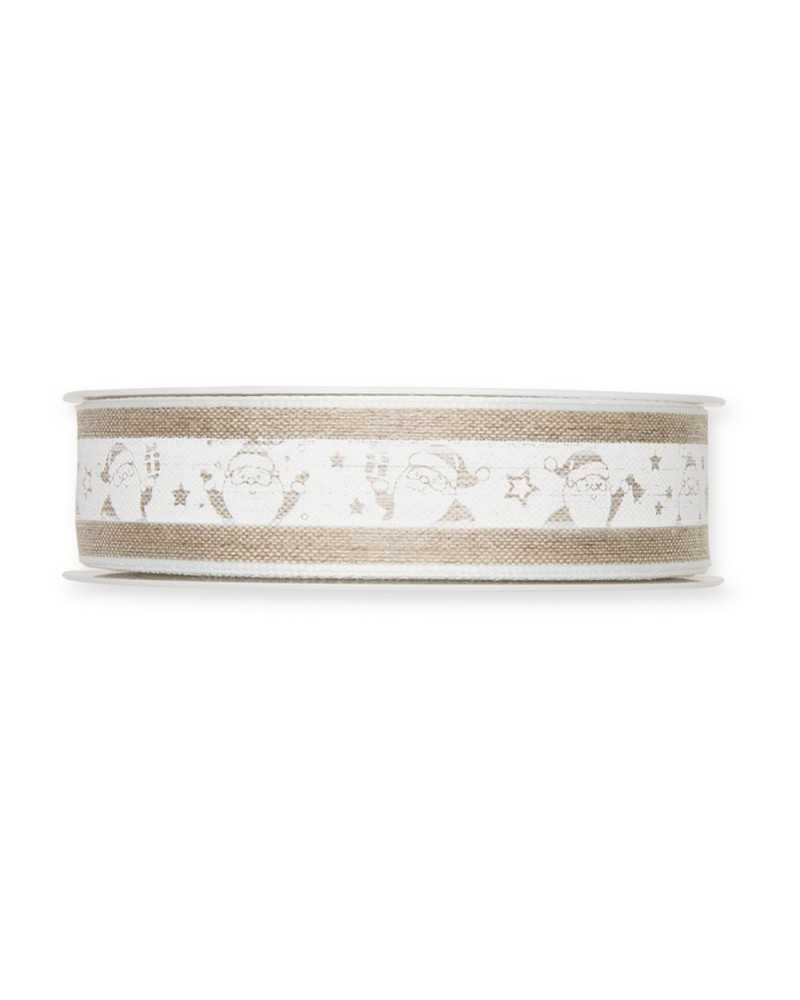 15 Mt Passementerie Noël Ruban Père Noël Lin 25 Mm De Haut