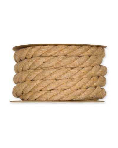 4 Mt Passementerie en Corde de Coton Naturel Mat 10 MM