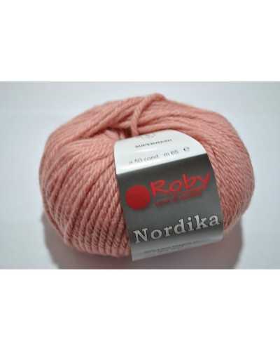 Wool Nordika roby ball of yarn 50 grams