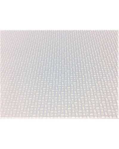 Pur Coton Milleriche bleu clair et rose petit carré de 150 cm de haut