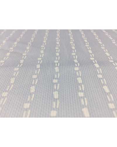 Milleriche Pure Cotton diseño de línea discontinua horizontal 150 cm