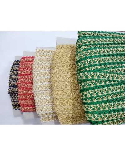 Trimmings copripunto Lurex Furnishing Weaving High 15 Mm