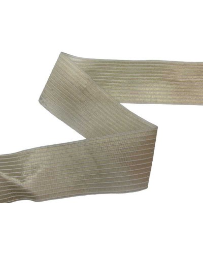 5 Mt Passamaneria Bordo Semitrasparente Rigato Alto 5 Cm