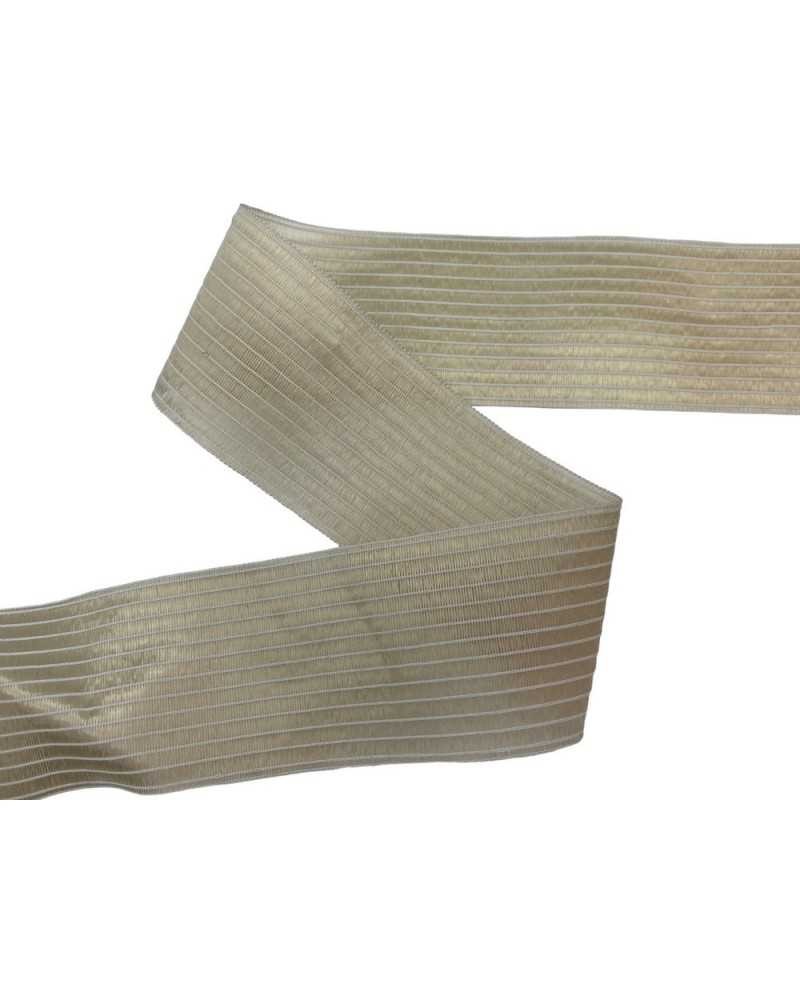 5 Mt Passamaneria Bordo Semitrasparente Rigato Alto 5 Cm