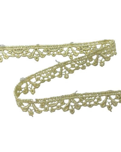 Passamaneria Macramè Puntina Crema Alta 1 Cm
