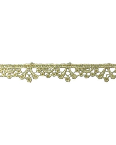 Passamaneria Macramè Puntina Crema Alta 1 Cm