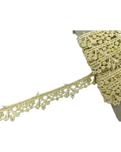 Passamaneria Macramè Puntina Crema Alta 1 Cm