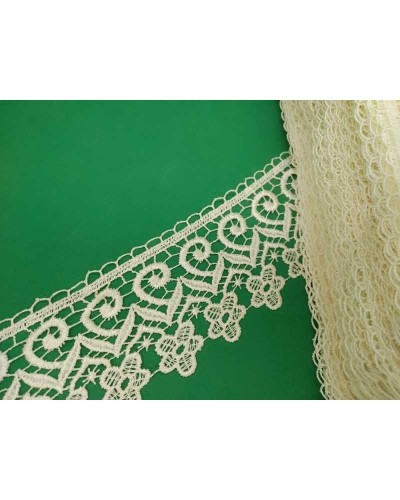 Passamaneria Pizzo Macramè Merletto Punta Panna Alto 6 Cm