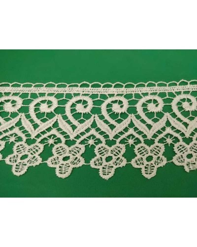 Passamaneria Pizzo Macramè Merletto Punta Panna Alto 6 Cm