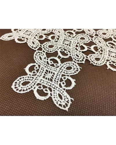 25 cm Macramè a metraggio ritagliabile disegno rombo alto 60 cm