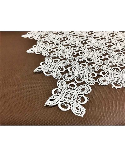 25 cm Macramè a metraggio ritagliabile disegno rombo alto 60 cm