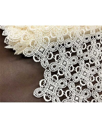 25 cm Macramè a metraggio ritagliabile disegno rombo alto 60 cm
