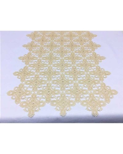 25 cm Macramè a metraggio ritagliabile disegno rombo alto 35 cm