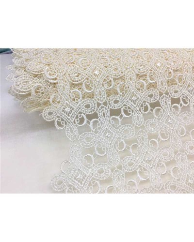25 cm Macramè a metraggio ritagliabile disegno rombo alto 35 cm