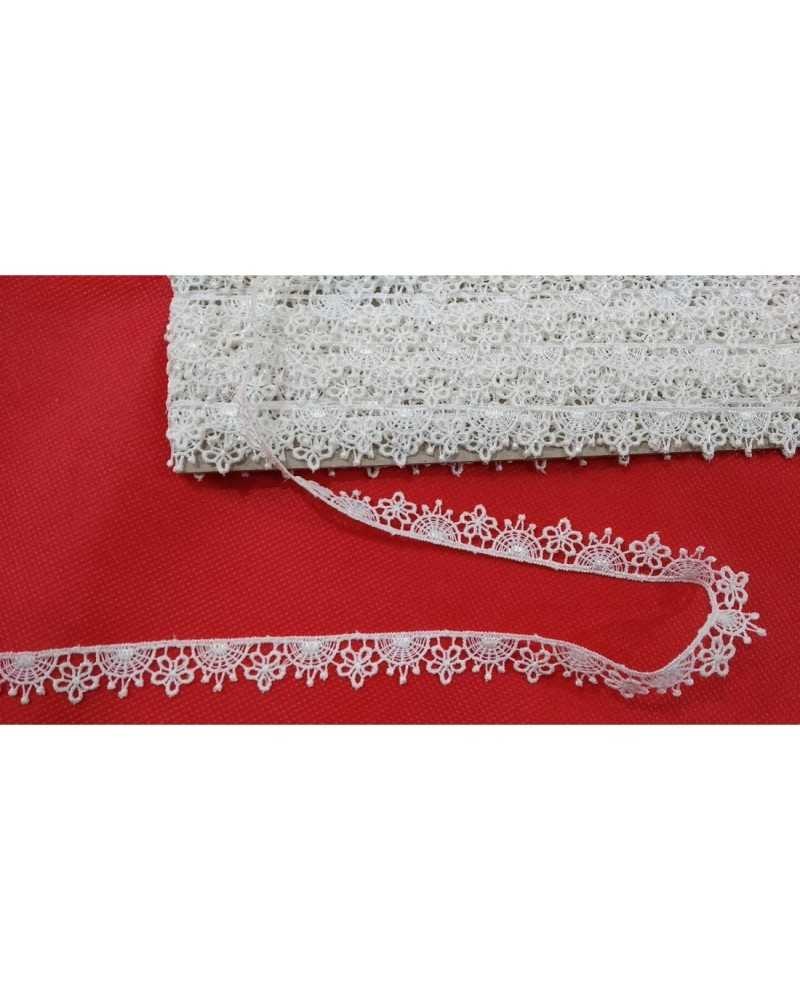 Passamaneria Merletto Pizzo Macramè Puntina Fiorellino Archetti alto 15 mm
