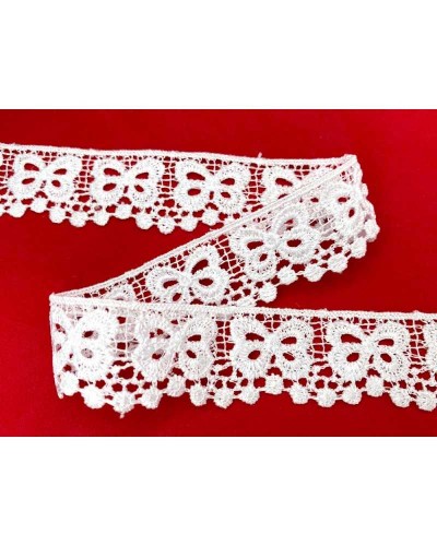 18,70 Mt Pizzo Macramè Fiocco Alto 3 cm