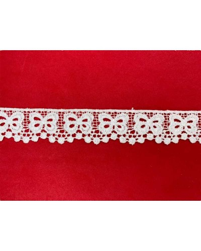 18,70 Mt Pizzo Macramè Fiocco Alto 3 cm