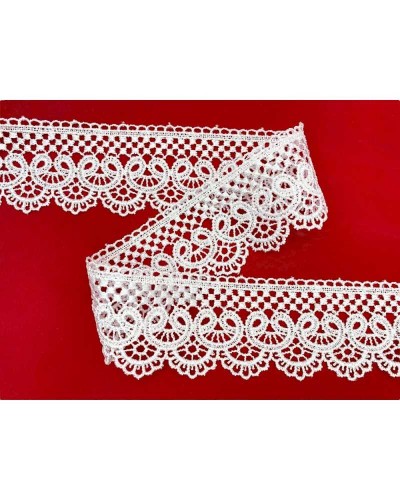 Passamaneria Pizzo Macramè Merletto Archetti Smerlato Alto 5 cm