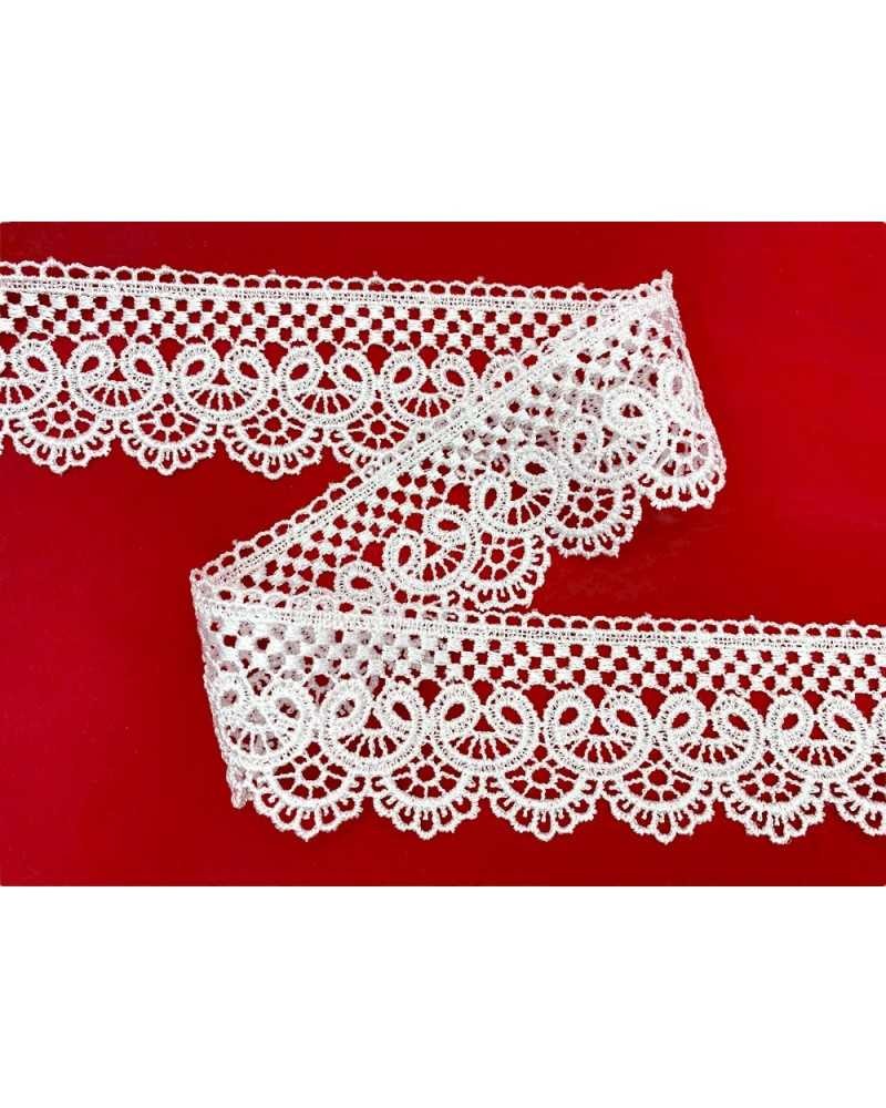 Passamaneria Pizzo Macramè Merletto Archetti Smerlato Alto 5 cm