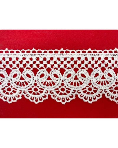 Passamaneria Pizzo Macramè Merletto Archetti Smerlato Alto 5 cm