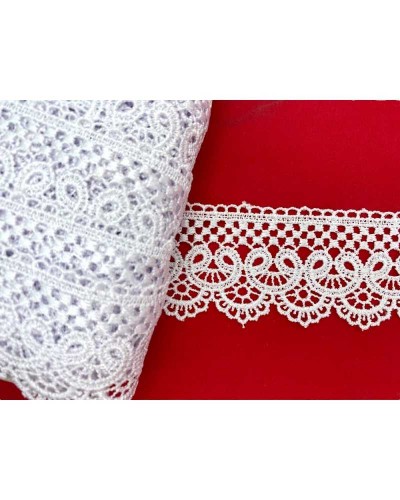 Passamaneria Pizzo Macramè Merletto Archetti Smerlato Alto 5 cm