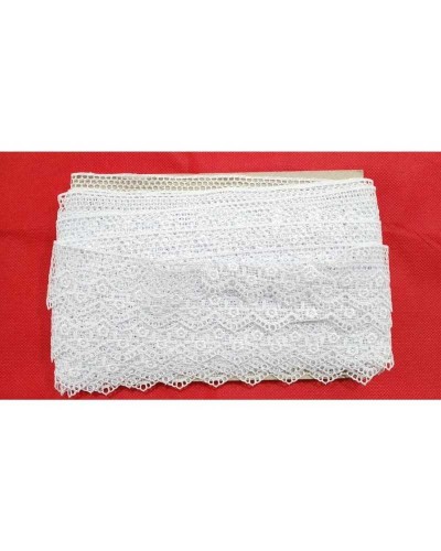 18,50 Mt Passamaneria Pizzo Macramè Punta Fiorellini Alto 5 Cm