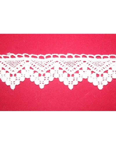 19,50 Mt Pizzo Macramè Fiore Cerchi Alto 9,5 Cm