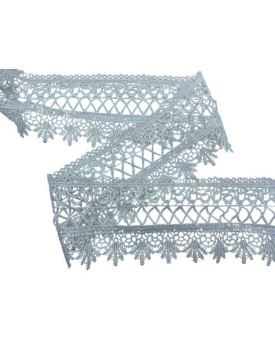 Passamaneria Pizzo Macramè Rombo Centrale Merletto Punta Alto 9,5 cm