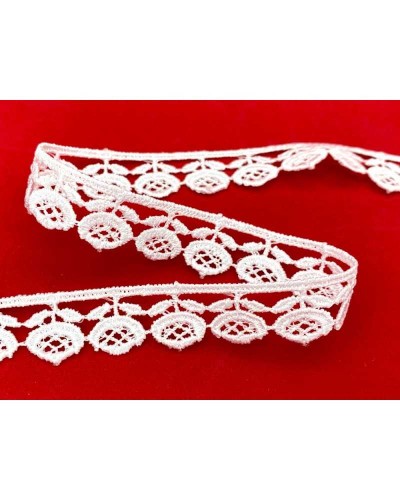 18,50 Mt Passamaneria Pizzo Macramè Puntina Fiore Alto 1 Cm