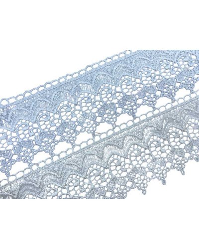 Passamaneria Pizzo Macramè Punta Disegno Foglia Grappolo Alto 9 Cm