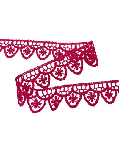 Passamaneria Pizzo Macramè Merletto Puntina Croce Alto 18 Mm