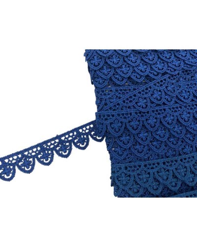 20,20 Mt Passamaneria Pizzo Macramè Pezza Puntina Croce Alto 18 Mm